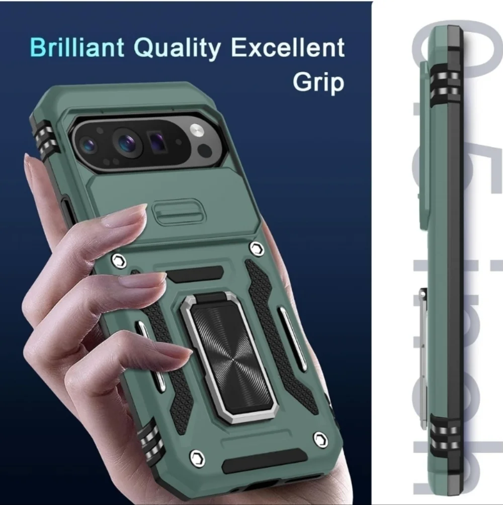 DEERLAMN Protective Cover Case for Google Pixel 9 Pro XL Apline Green (New)